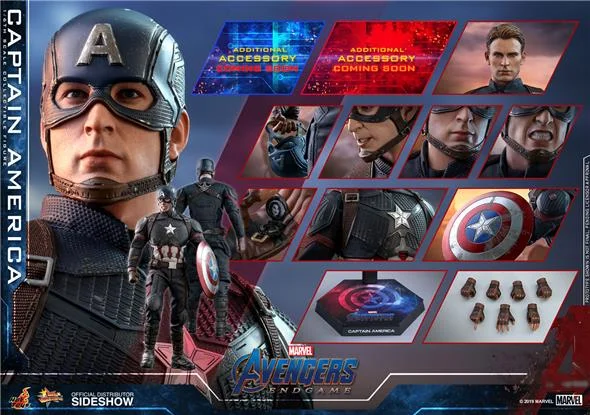 1/6 HOT TOYS - AVENGERS ENDGAME - CAPTAIN AMERICA