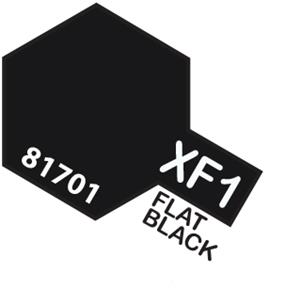 TAMIYA 81701 MINI 10ML XF-1 FLAT BLACK