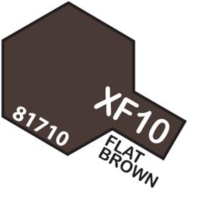 TAMIYA 81710 MINI 10ML XF-10 FLAT BROWN