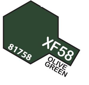 TAMIYA 81758 MINI 10ML XF-58 OLIVE GREEN