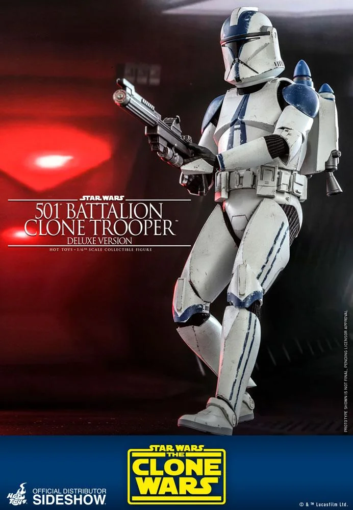 1/6 STAR WARS - THE CLONE WARS - THE CLONE WARS - DELUXE 501ST BATTALION CLONE TROOPER