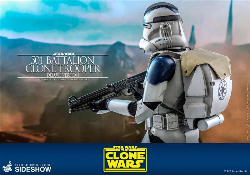 1/6 STAR WARS - THE CLONE WARS - THE CLONE WARS - DELUXE 501ST BATTALION CLONE TROOPER