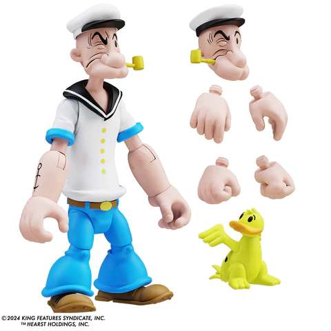POPEYE WAVE 3 POPEYE 1ST APP WHITE SHIRT