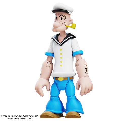 POPEYE WAVE 3 POPEYE 1ST APP WHITE SHIRT
