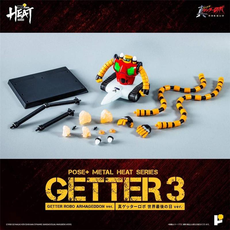POSE+ METAL HEAT SERIES GETTER3 (GETTER ROBO ARMAGEDDON VER.)