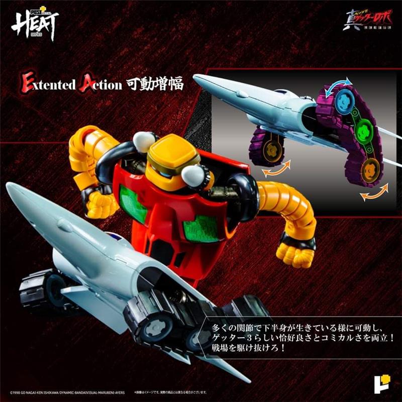 POSE+ METAL HEAT SERIES GETTER3 (GETTER ROBO ARMAGEDDON VER.)