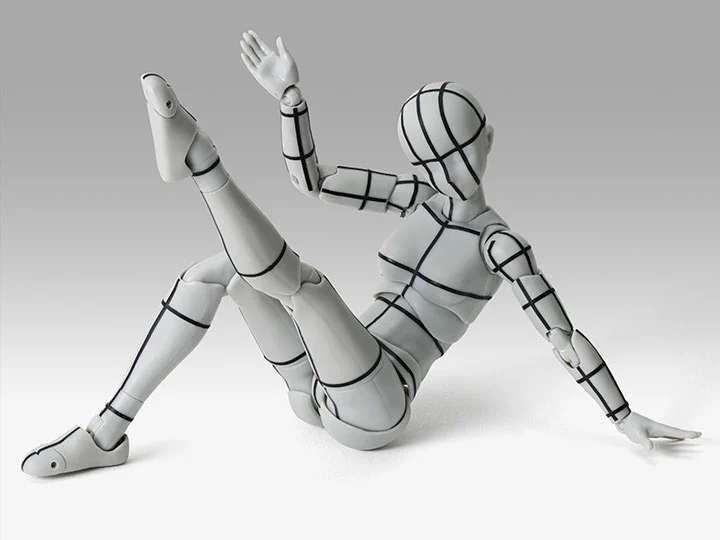S.H. FIGUARTS - BODY-CHAN SPORTS WIRE-FRAME GREY COLOR