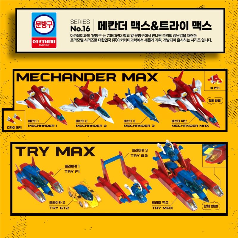 MECHANDER TRYMAX BOX SET MODEL KIT (6IN1)