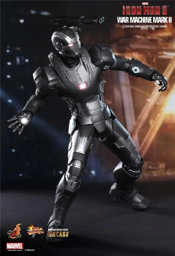 1/6 HOT TOYS - WAR MACHINE MARK 2 DIE CAST