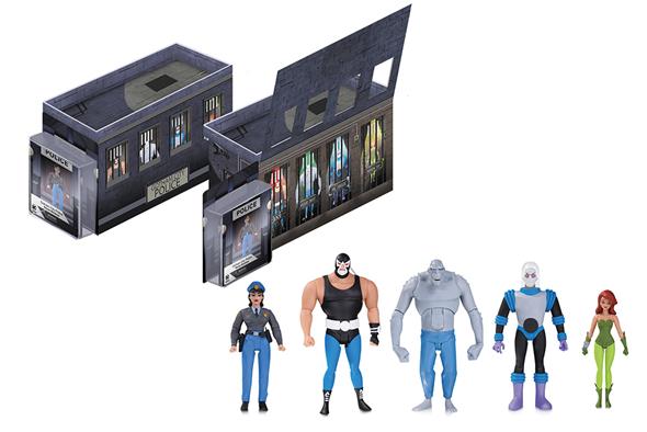 BATMAN ANIMATED GCPD ROGUES GALLERY 5PK