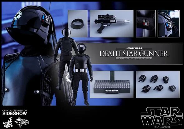 1/6 HOT TOYS - STAR WARS EPISODIO IV DEATH STAR GUNNER