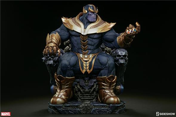 THANOS ON THRONE MAQUETTE