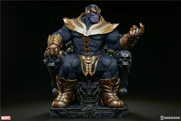 THANOS ON THRONE MAQUETTE