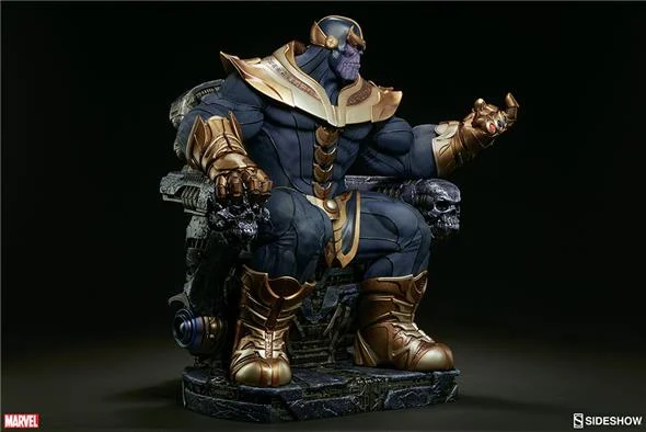THANOS ON THRONE MAQUETTE