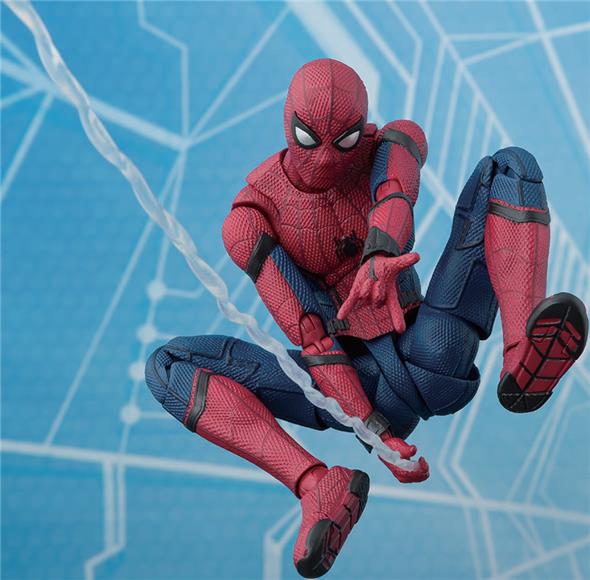 S.H. FIGUARTS - SPIDER-MAN HOMECOMING W/ACT WALL