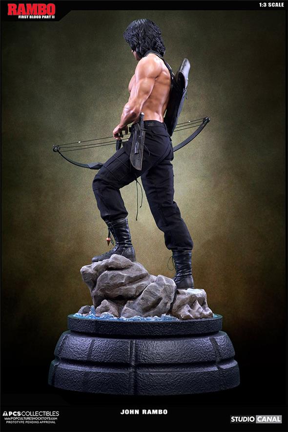 1/3 RAMBO 2 STATUE