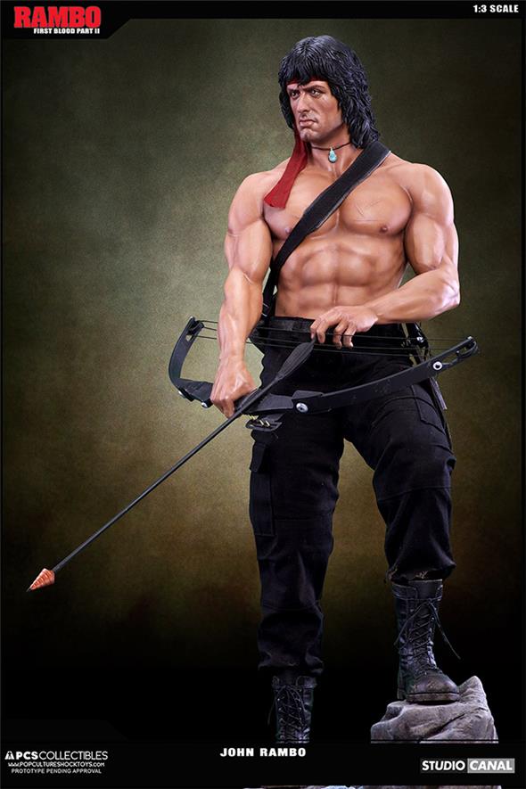 1/3 RAMBO 2 STATUE