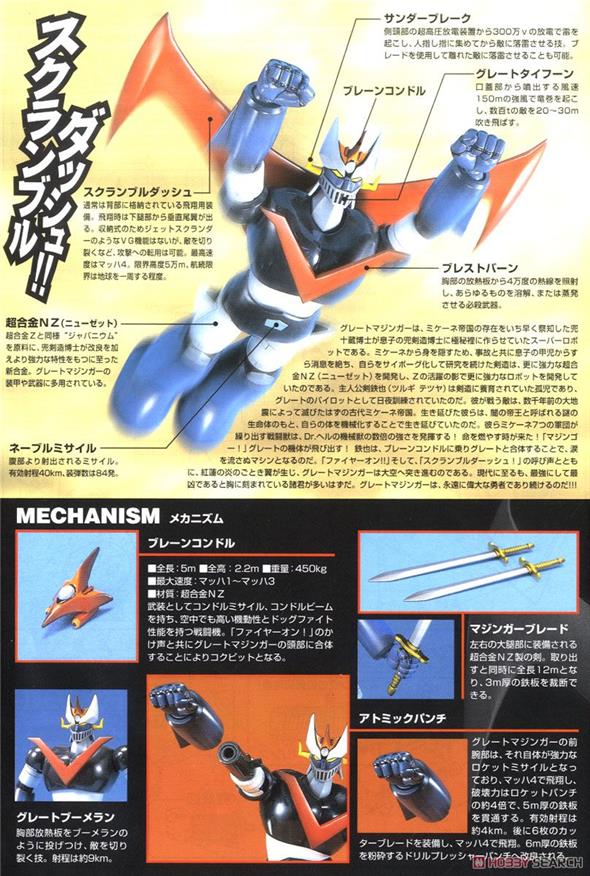 1/144 MC - GREAT MAZINGER MODEL KIT