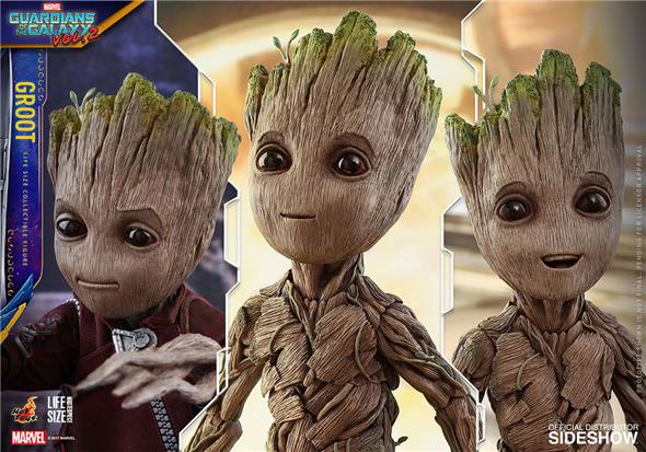 HOT TOYS - GUARDIANS OF THE GALAXY 2 GROOT LIFE SIZE