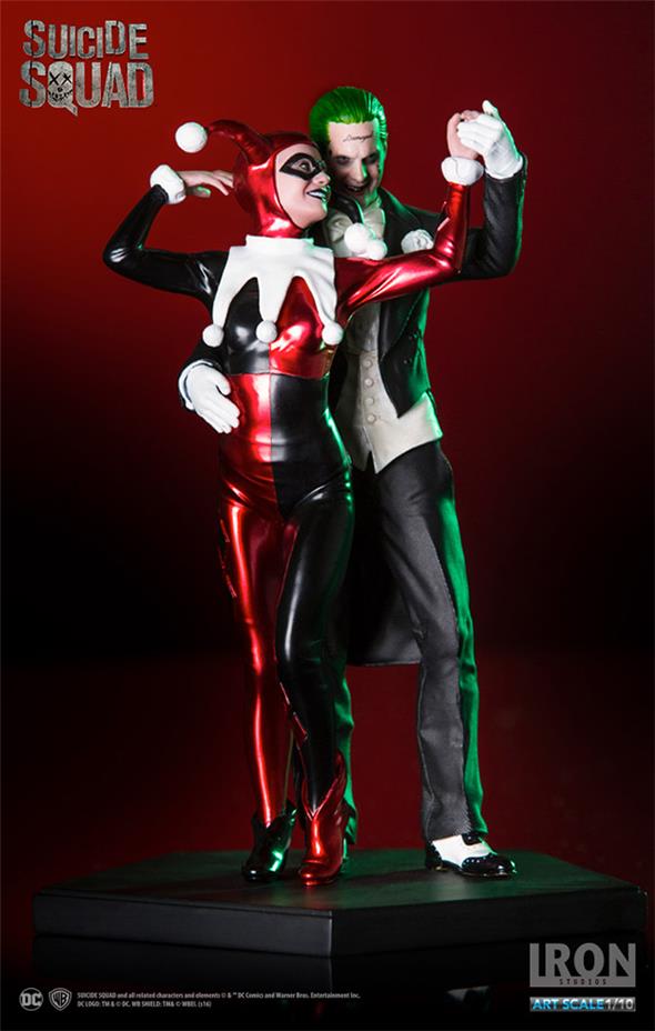 SUICIDE SQUAD - HARLEY & JOKER ART DLX STATUE