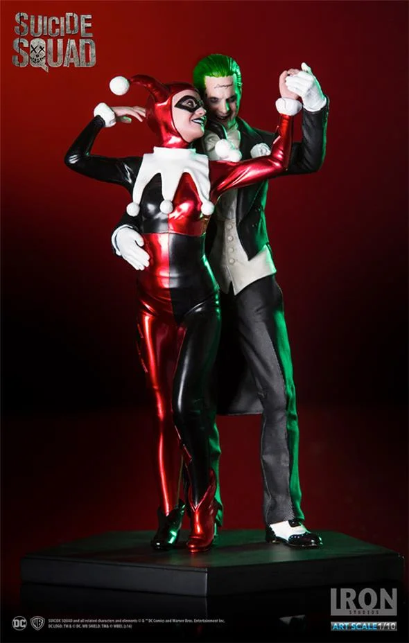 SUICIDE SQUAD - HARLEY & JOKER ART DLX STATUE