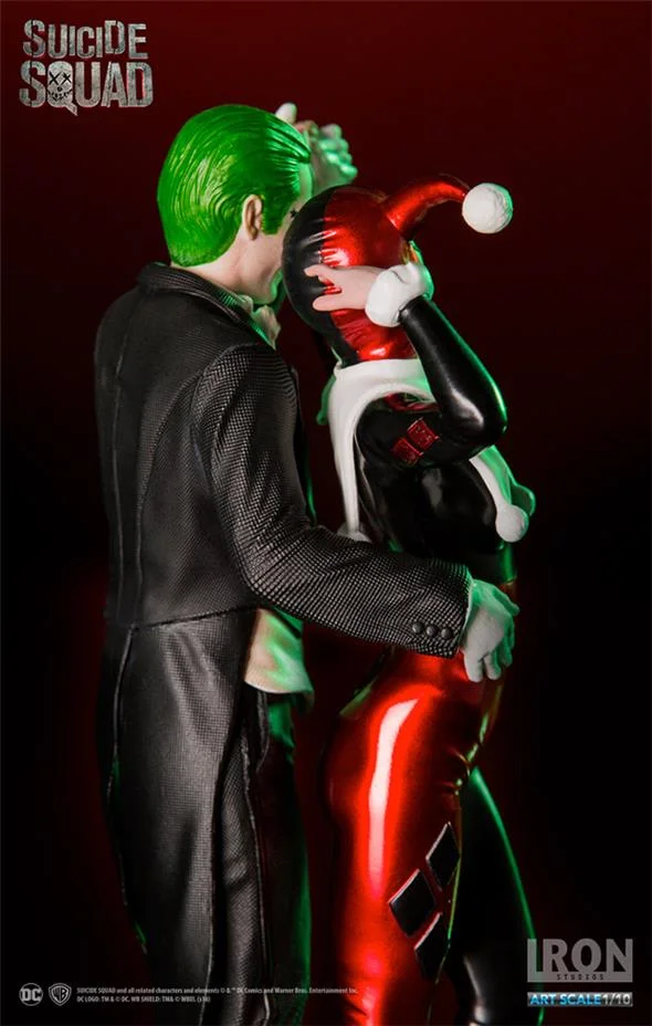 SUICIDE SQUAD - HARLEY & JOKER ART DLX STATUE
