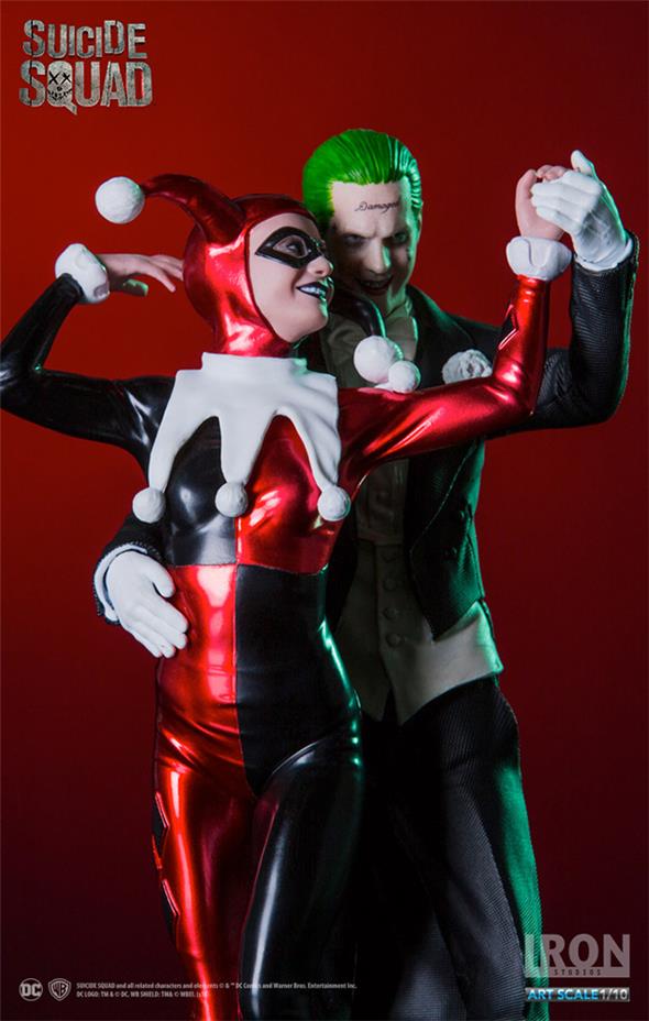 SUICIDE SQUAD - HARLEY & JOKER ART DLX STATUE