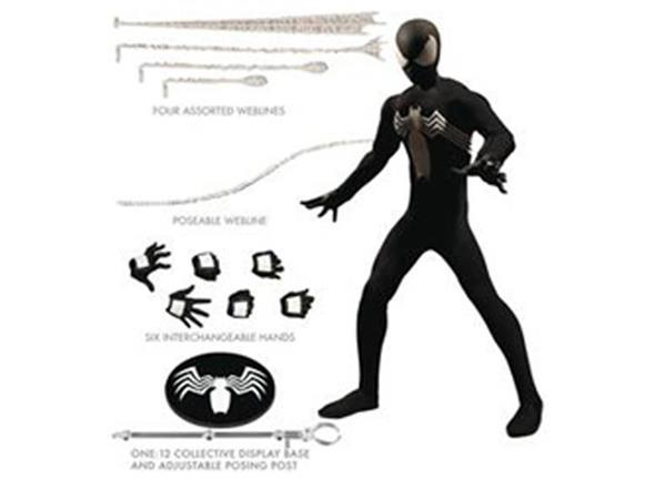 ONE12 COLLECTIVE - SPIDER-MAN BLACK VER PX CLOTH