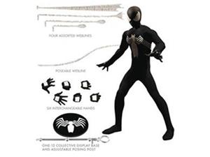 mezco-one12-collective-spider-man-black-ver-px-cloth