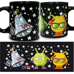 DR SLUMP EMPEROR NIKOCHAN UFO CERAMIC MUG DR SLUMP