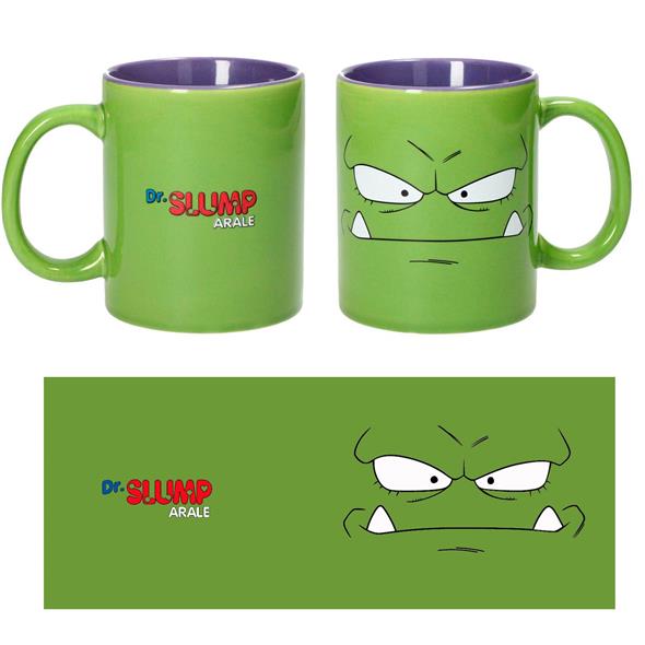 KING NIKOCHAN GREEN-PURPLE CERAMIC MUG DR SLUMP