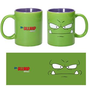 KING NIKOCHAN GREEN-PURPLE CERAMIC MUG DR SLUMP