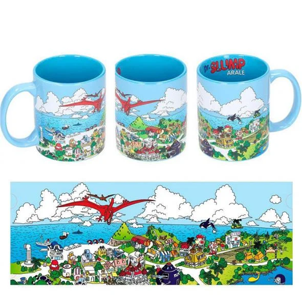 PENGUIN VILLAGE CERAMIC MUG DR SLUMP