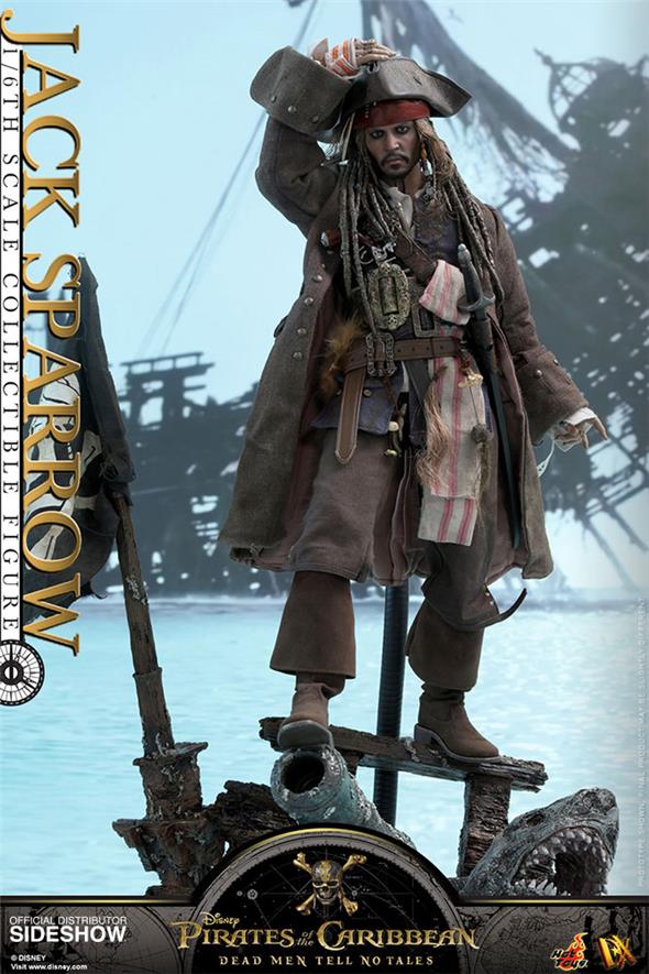 1/6 HOT TOYS - POTC DEAD MEN NO TALES JACK SPARROW