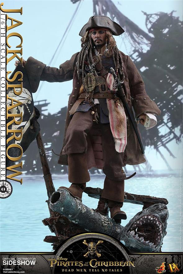1/6 HOT TOYS - POTC DEAD MEN NO TALES JACK SPARROW