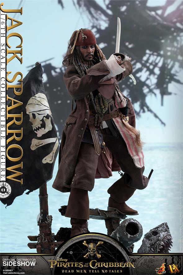 1/6 HOT TOYS - POTC DEAD MEN NO TALES JACK SPARROW
