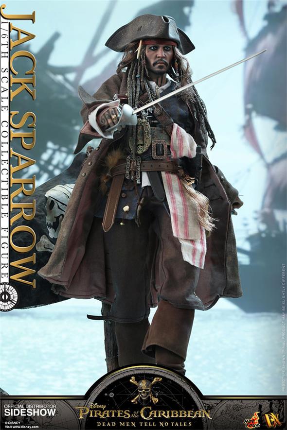 1/6 HOT TOYS - POTC DEAD MEN NO TALES JACK SPARROW