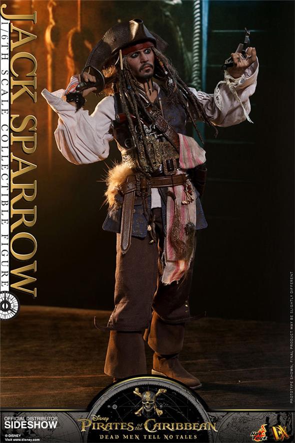 1/6 HOT TOYS - POTC DEAD MEN NO TALES JACK SPARROW