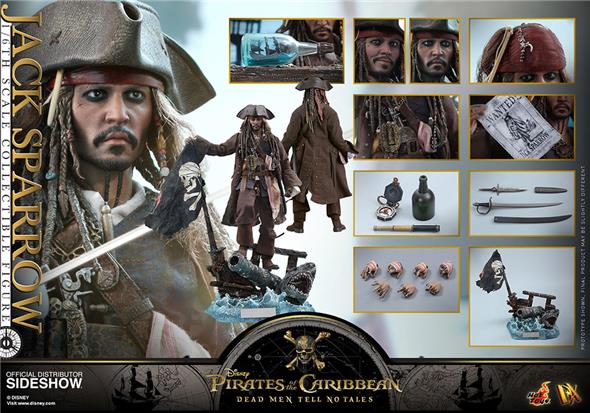 1/6 HOT TOYS - POTC DEAD MEN NO TALES JACK SPARROW