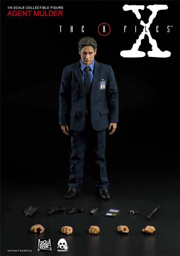 1/6 THREEZERO SCALE COLLECTIBLE FIGURE - X-FILES AGENT MULDER