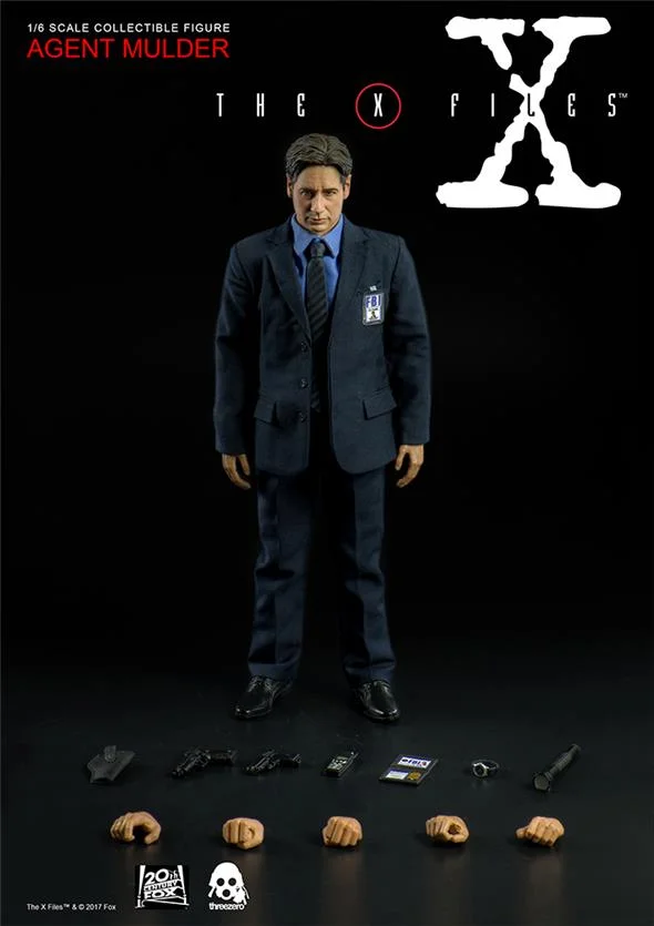 1/6 THREEZERO SCALE COLLECTIBLE FIGURE - X-FILES AGENT MULDER