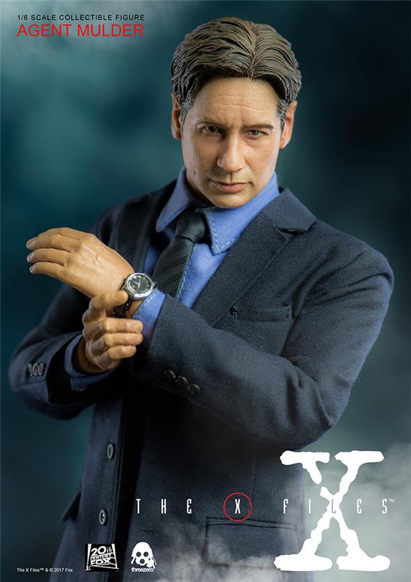 1/6 THREEZERO SCALE COLLECTIBLE FIGURE - X-FILES AGENT MULDER