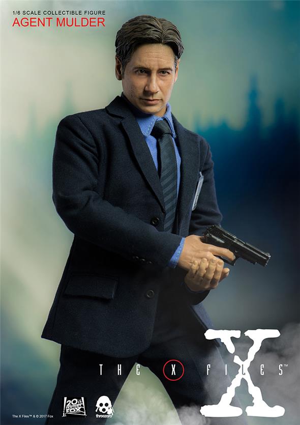 1/6 THREEZERO SCALE COLLECTIBLE FIGURE - X-FILES AGENT MULDER