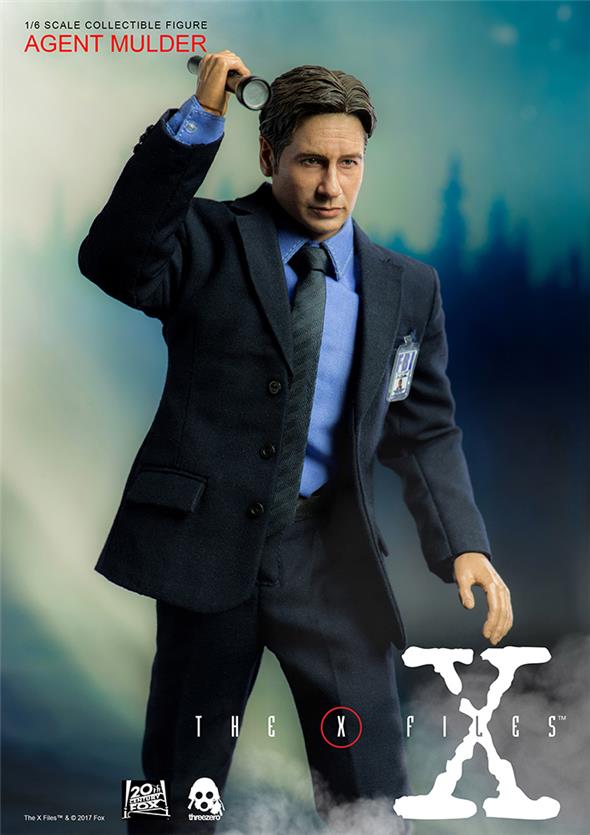 1/6 THREEZERO SCALE COLLECTIBLE FIGURE - X-FILES AGENT MULDER