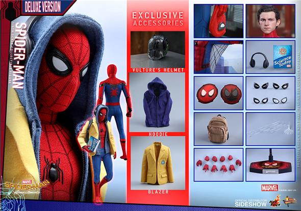 1/6 HOT TOYS - SPIDER-MAN HOMECOMING DELUXE