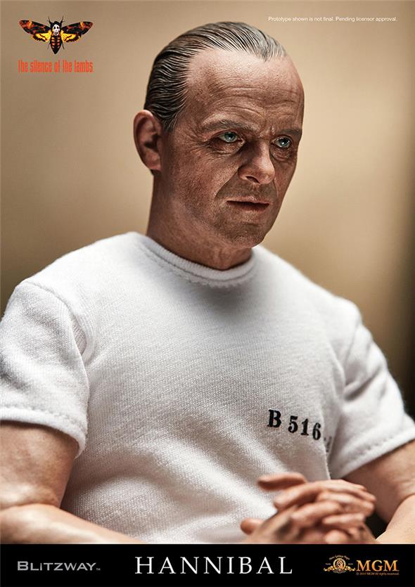 1/6 HANNIBAL LECTER WHITE PRISON UNIFORM
