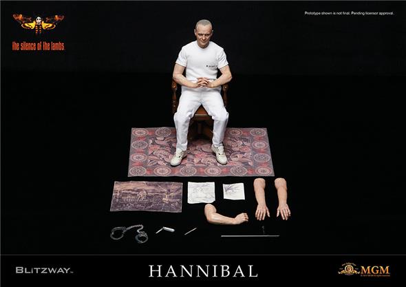 1/6 HANNIBAL LECTER WHITE PRISON UNIFORM