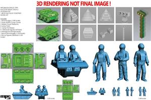 SPACE 1999 NUCLEAR WASTE DIORAMA + MB