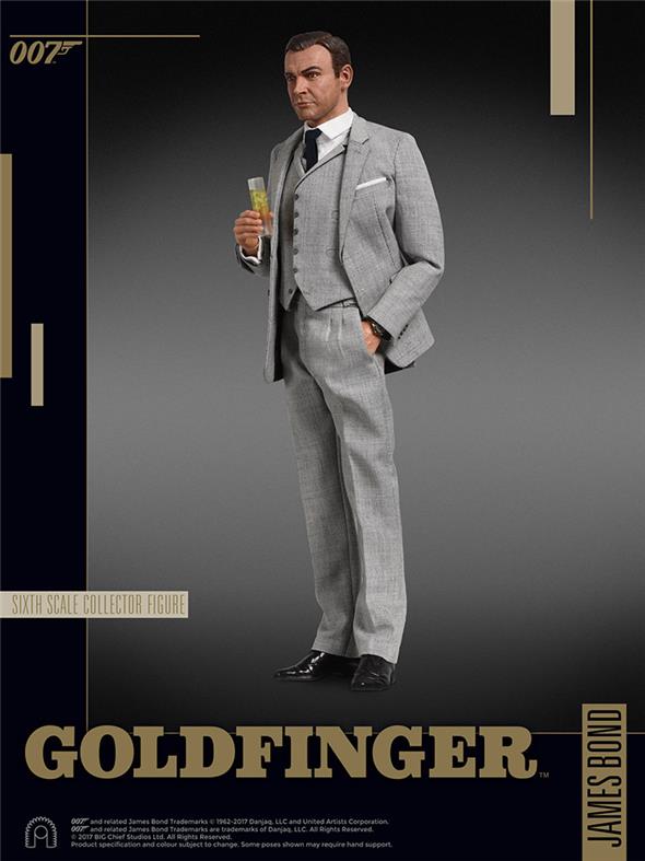 1/6 BIG CHIEF - 007 JAMES BOND CONNERY GOLDFINGER