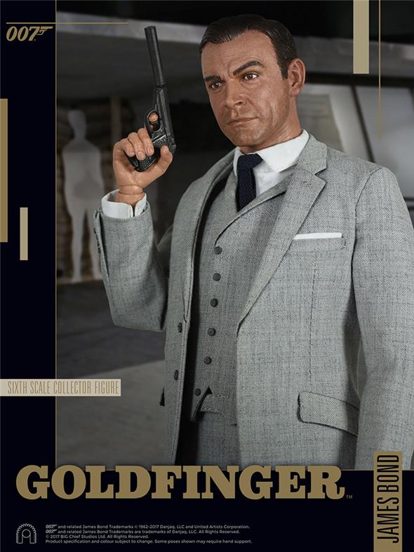 1/6 BIG CHIEF - 007 JAMES BOND CONNERY GOLDFINGER